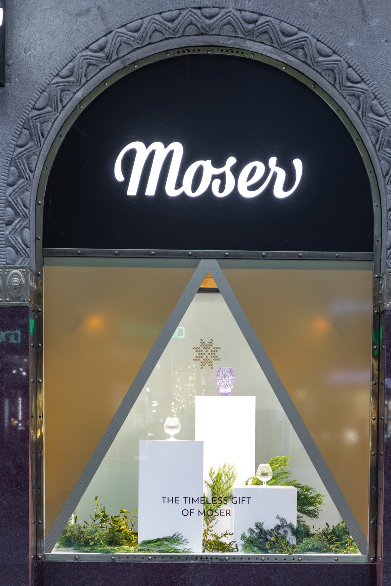 Moser Christmas installation